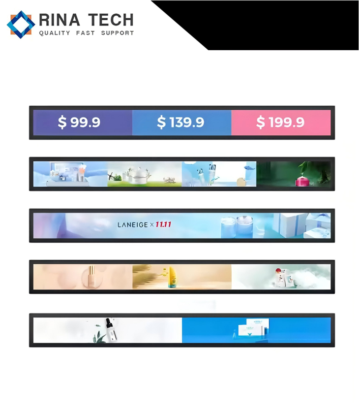 Digital Advertising LCD Bar Displays