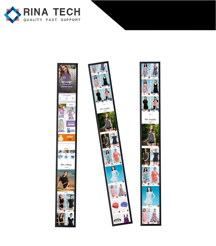 Digital Advertising LCD Bar Displays